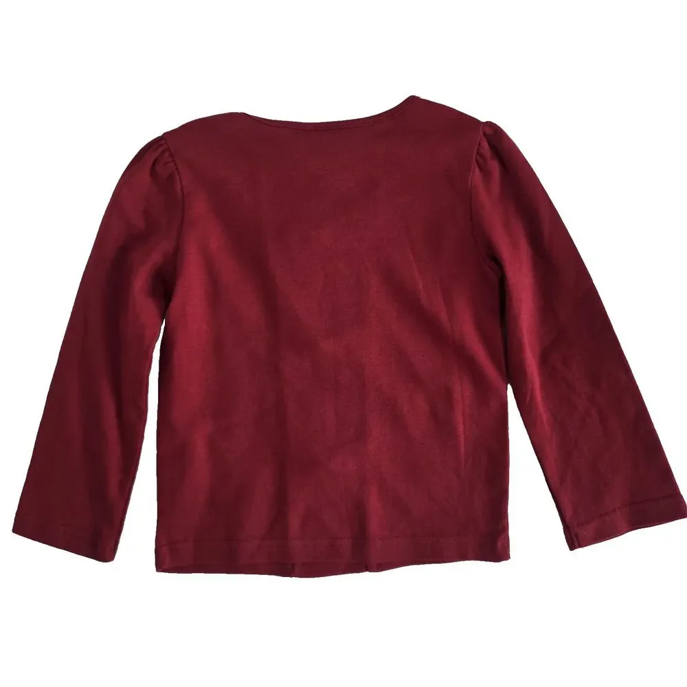 Vintage Gymboree Long Sleeved Shirt Size 4 Family Portrait Line Size 4 Red 2006